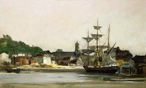 O porto em Honfleur
