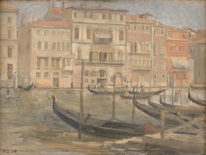 Pelo Grande Canal em Veneza