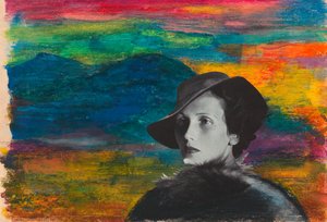 Sem título, c.1939 (aguarela e colagem sobre papel)