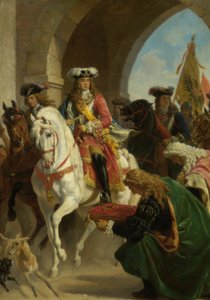 Entrada de Carlos III. em Madri 1710 de Karl von Blaas