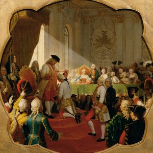 Primeira promoção à Ordem Militar Maria Teresa em 1758