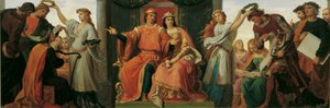 Leopoldo, o Glorioso como patrono das artes e ciências de Karl von Blaas