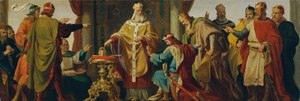 Leopoldo, o Santo, rejeita a coroa imperial de Karl von Blaas