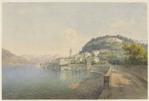 Bellagio no Lago Como de Karoly Lajos Libay