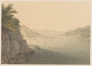 Varenna no Lago Como de Karoly Lajos Libay