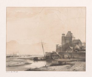 Castelo em um rio de Kasparus Karsen