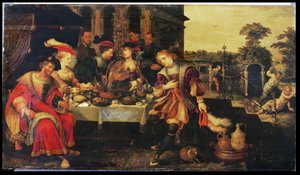 Lázaro na mesa do rico homem, 1618