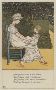 Johnny deve ter um novo chapéu (cor litho) de Kate (after) Greenaway