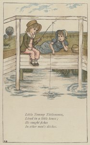 Pequeno Tommy Tittlemouse (cor litho) de Kate (after) Greenaway