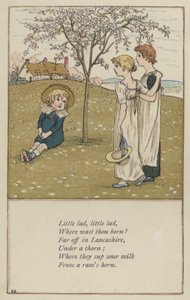 Rapazinho, rapazinho (cor litho) de Kate (after) Greenaway