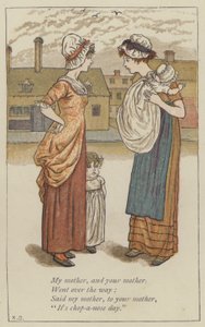 A minha mãe, e a tua mãe (cor litho) de Kate (after) Greenaway