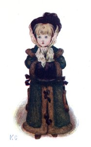 "Cartões de Natal" por Kate Greenaway. de Kate Greenaway