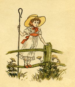 O Little Bo-peep perdeu de Kate Greenaway