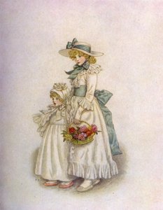 "Irmãs" por Kate Greenaway de Kate Greenaway