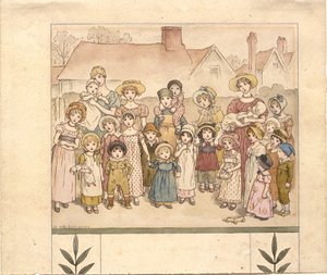 Espetáculo de rua de Kate Greenaway