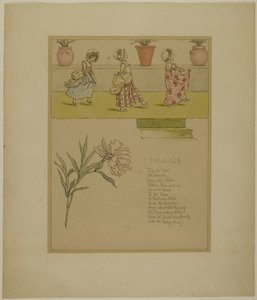 Estudo para a ponta dos pés, de Marigold Garden de Kate Greenaway