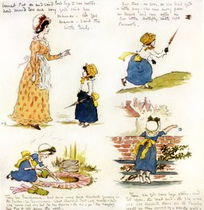 &39;A menina travessa que foi ver a avó&39; por Kate Greenaway. de Kate Greenaway