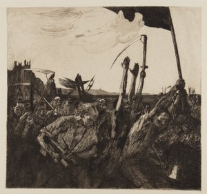Revolta, 1899 de Käthe Kollwitz