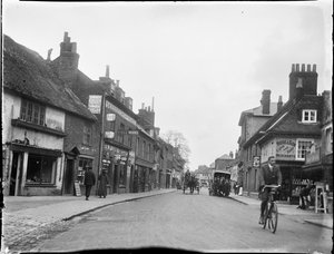East Street, Farnham, Waverley, Surrey, 25/05/1909 (foto a p/b)