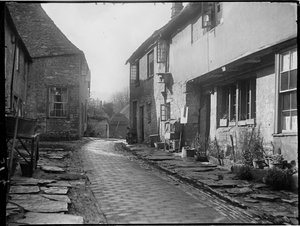 Old George Yard, Burford, Oxfordshire, 22 Abr 1924 - 06 Maio 1924 (foto a p/b)