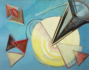 Ecos de Bach 1930 (óleo sobre tela) de Katherine Sophie Dreier