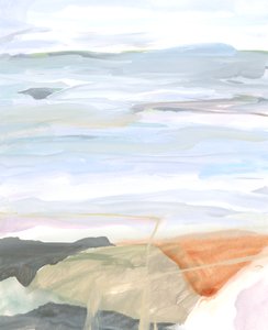 Paisagem abstrata V, 2022 (acrílico sobre papel)