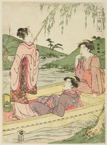 O Oitavo Mês (Hachigatsu), da série "Costumes Populares dos Doze Meses (Fuzoku juni ko)" de Katsukawa Shuncho