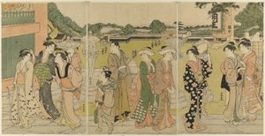 Visitar um templo dedicado ao Fudo de Katsukawa Shuncho