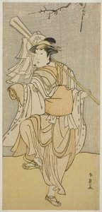 O ator Segawa Kikunojo III como Osaku na peça Sayo no Nakayama Hiiki no Tsurigane, representada no Teatro Nakamura no décimo primeiro mês de 1790 de Katsukawa Shun