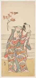 O ator Ichikawa Monnosuke II num papel não identificado de Katsukawa Shunkо̄