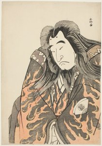 O ator Onoe Matsusuke I interpreta o imperador reformado Sutoku de Katsukawa Shunkо̄