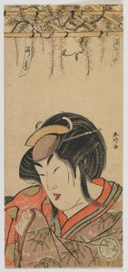 Hamamuraya Roko (Segawa Kikunojo III) período de Edo, tarde 1780 s (impressão de woodblock de cor)