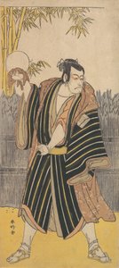 Kabuki a c e r Ichikawa Dan Juro V, ou? 1788-90. de Katsukawa Shunko