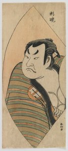 O ator Sakata Hangoro II, período de Edo, c.1776 (impressão de woodblock de cor) de Katsukawa Shunko