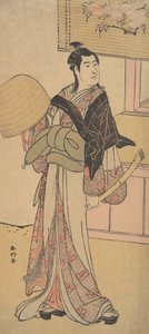 O Terceiro Sawamura Sojuro no Papel de Shirai Gonpachi, 2º mês, 1788. de Katsukawa Shunko
