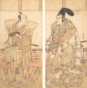 Dois Atores Vestidos com trajes cerimoniais, ca. 1787.