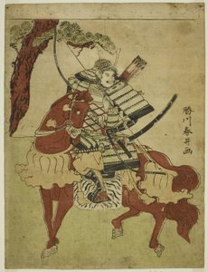 Guerreiro a Cavalo de Katsukawa Shunsei