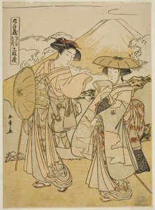 Act Eight: Bridal Journey, da peça "Tesouro dos Retentores Leais (Chushingura)" de Katsukawa Shunsho