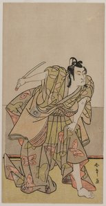 Ichikawa Monnosuke II como Soga no Goro, c. Final da década de 1770. de Katsukawa Shunsho