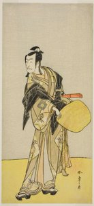 O ator Ichikawa Danjuro V como Kakogawa Honzo, da peça "Kanadehon Chushin Nagori no Kura", apresentada no Teatro Nakamura no nono mês de 1780 de Katsukawa Shunsho