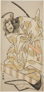 Tea C e r Mihoemon Nakajima Ia Como Primeiro Membro Kiyotada do Book Gate Te Pay Navio Pai Taiheiki, Perfor Med em Te Ichimura Te E Venth Gate, 1775 de Katsukawa Shunsho