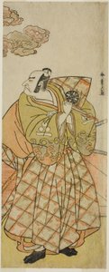 O ator Nakamura Nakazo I como Watanabe no Tsuna na peça Shitenno Tonoi no Kisewata, realizada no Teatro Nakamura no décimo primeiro mês, 1781 de Katsukawa Shunsho