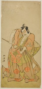 O ator Nakamura Sukegoro II em um papel não identificado de Katsukawa Shunsho