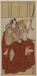 Ichikawa Monnosuke II como Urabe no Suetake, 1781.