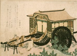 Carruagem da Corte de Katsushika Hokusai