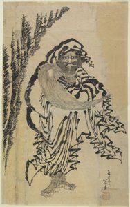 Dharma, meados do século XVIII e meio do século XIX de Katsushika Hokusai
