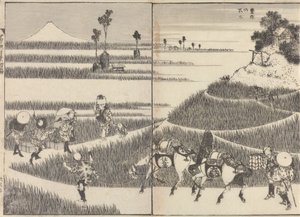 De «Cem vistas do Monte Fuji» de Katsushika Hokusai