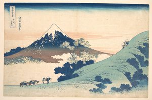 O Monte Fuji visto da Passagem de Inume () de Katsushika Hokusai