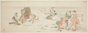 Coleta de Ervas de Katsushika Hokusai