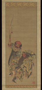 Guan Yu, o deus chinês da guerra de Katsushika Hokusai